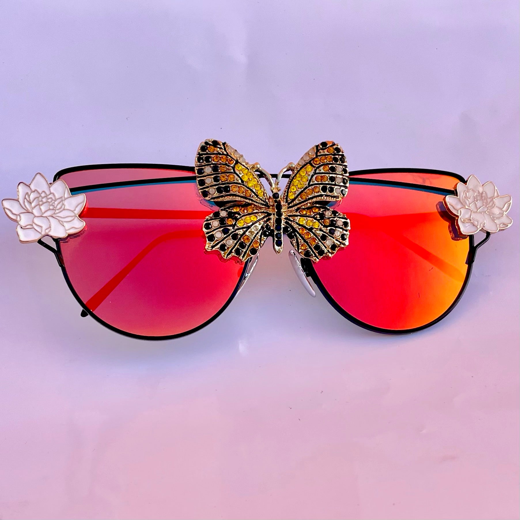 Butterfly Frame Glasses – Rave Fashion Goddess