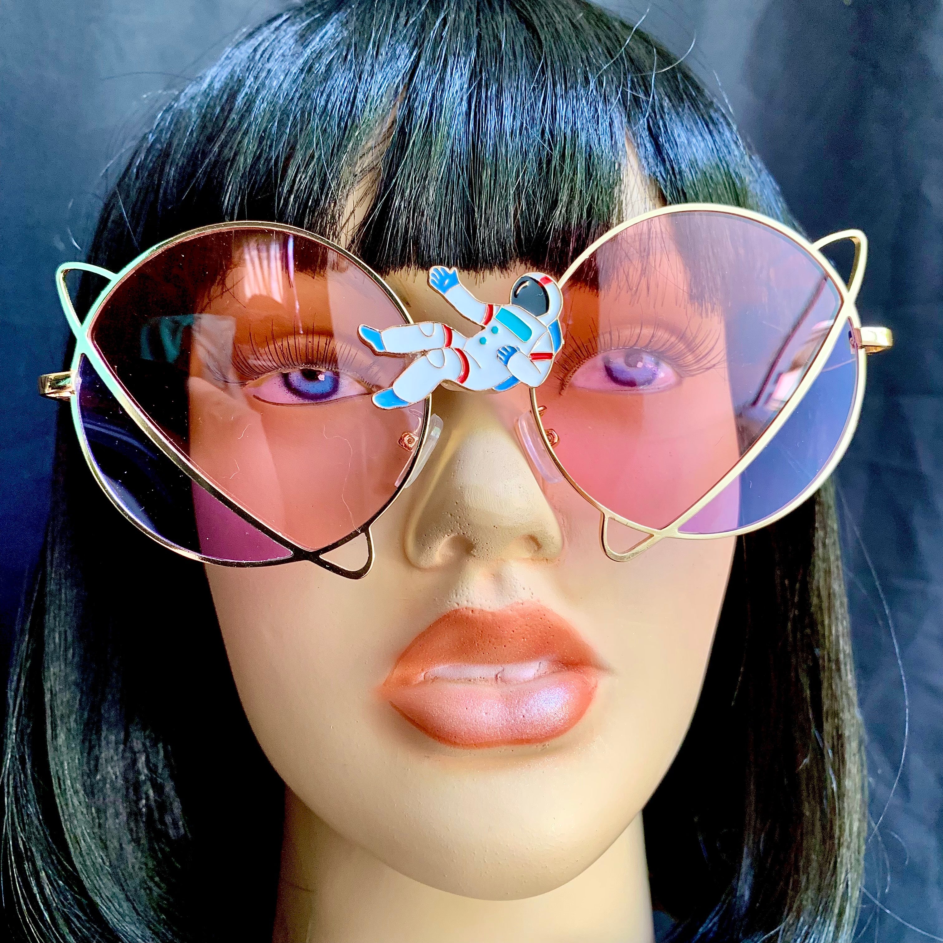 ELTON EYEWEAR X ELTON JOHN LEGEND crystal embellished SUNGLASSES BLACK new‎ alrstockwell switching up her summer outfits with the help  main image 2
