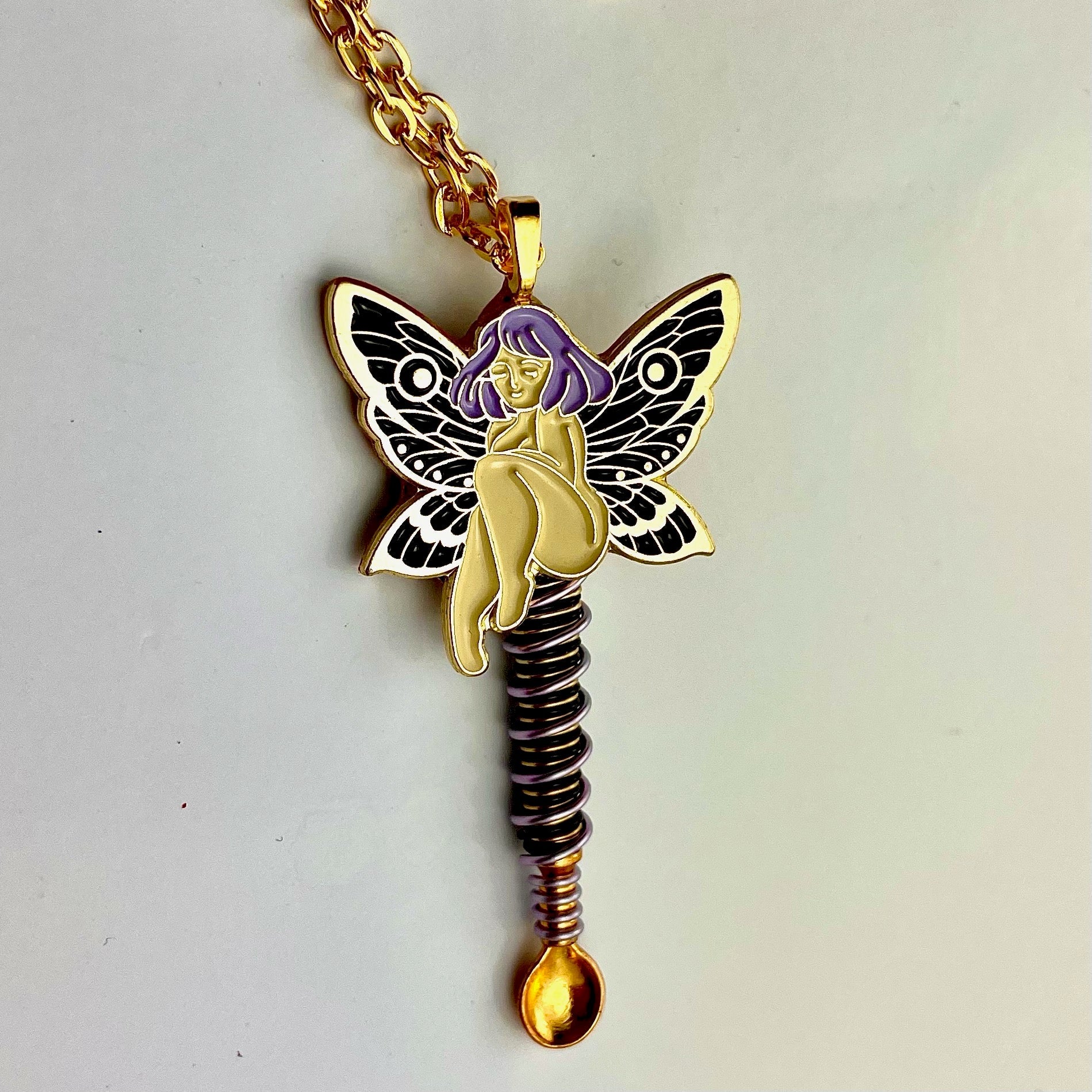 Fairy Tiny Spoon Necklace – Rave Fashion Goddess