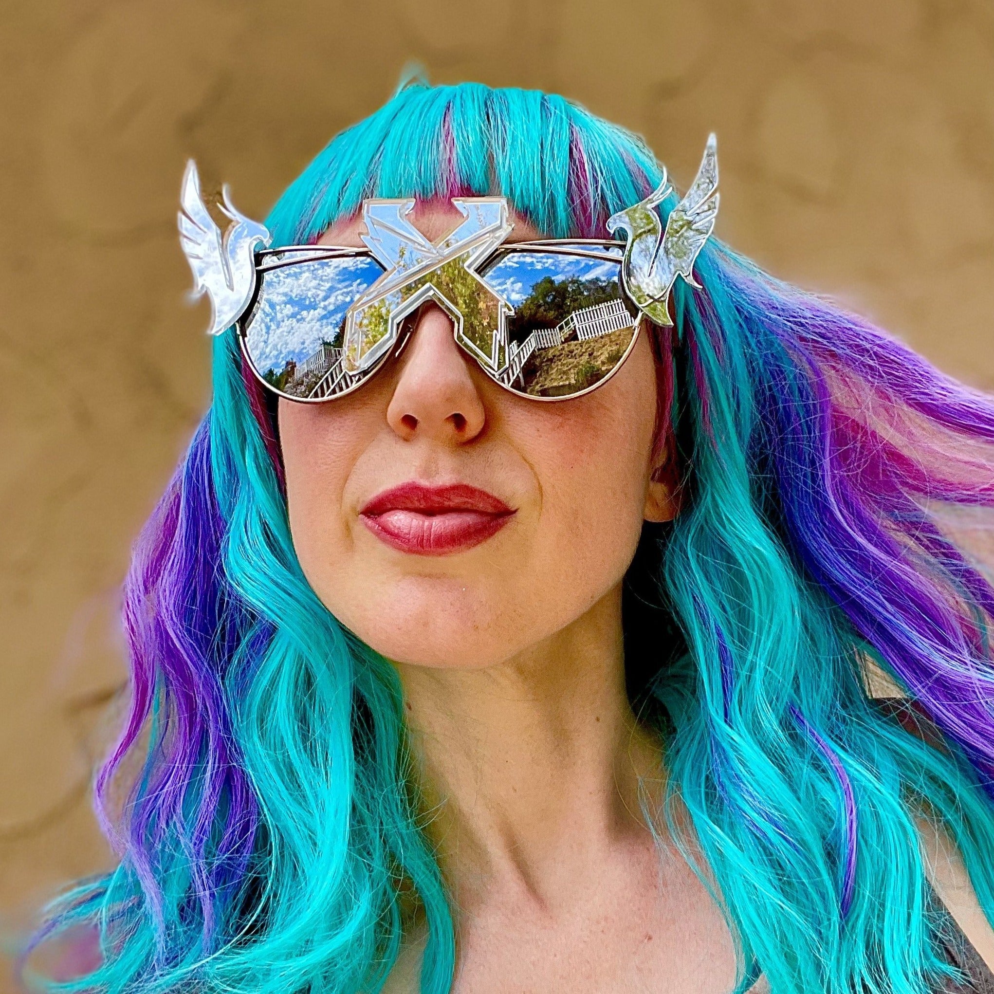 Melodic Bass Sunglasses – Rave Fashion Goddess