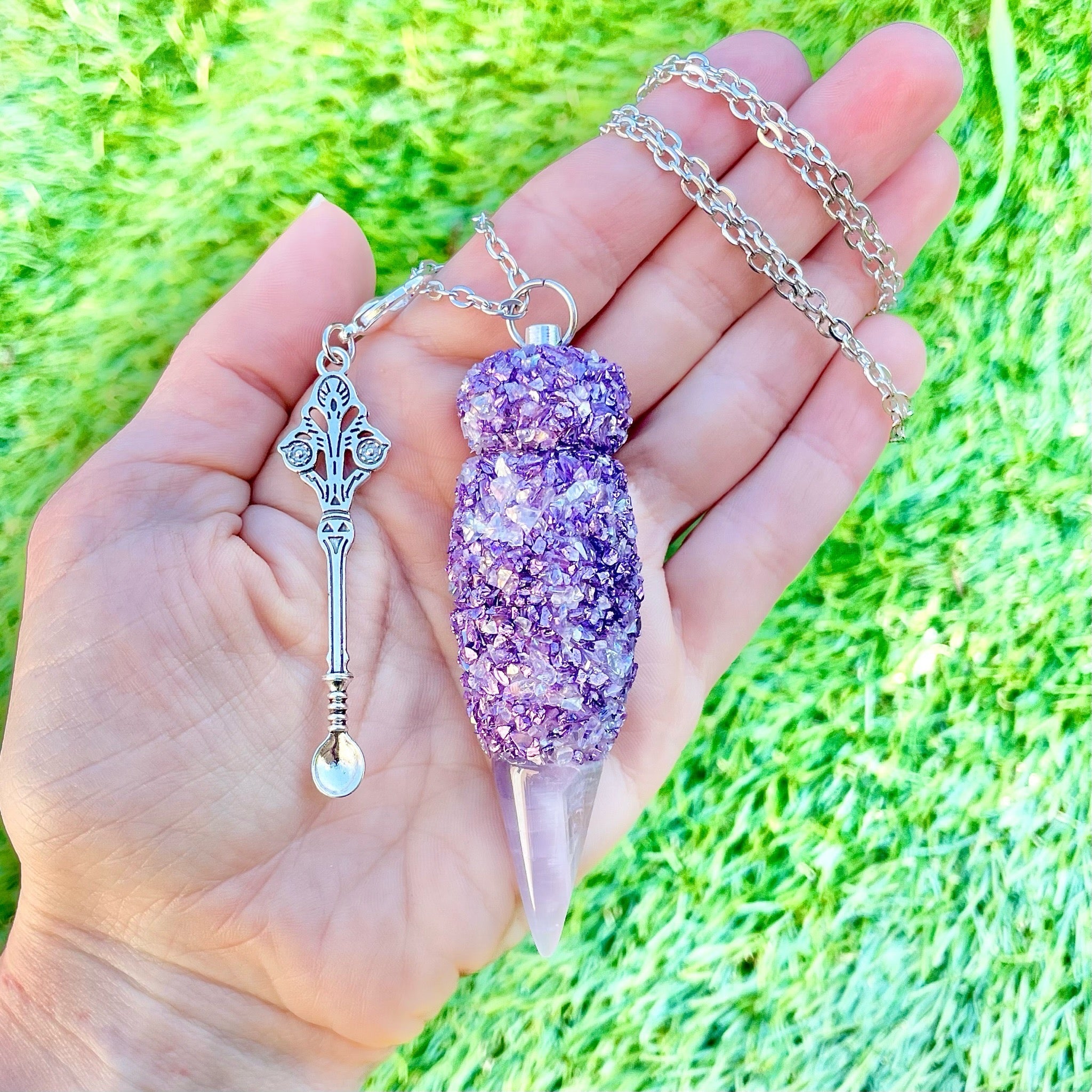 Spoon Pendant Purple – Rave Fashion Goddess