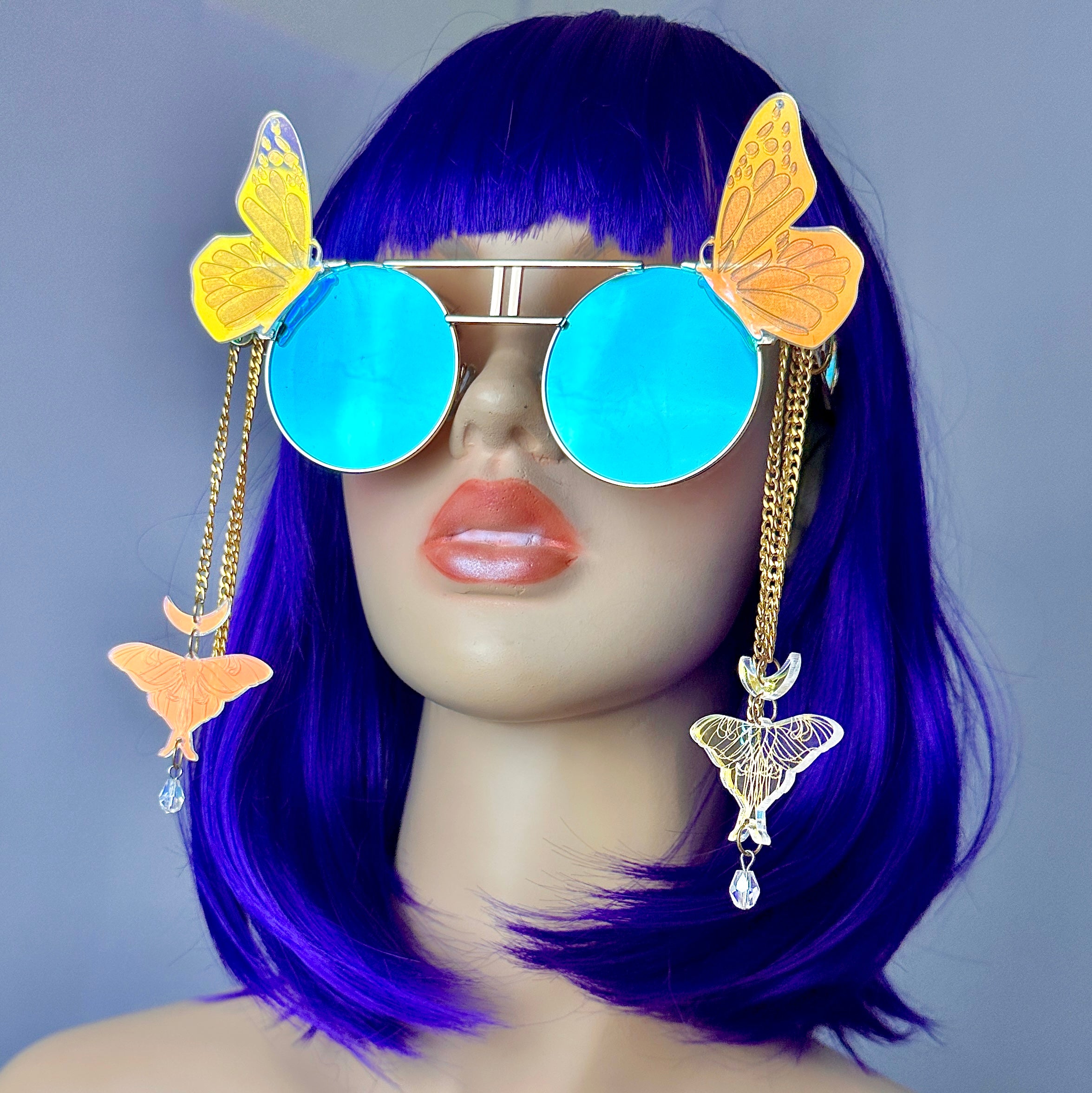 Butterfly fashion sunglasses Best Butterfly Sunglasses – Rave Fashion Goddess main image 4