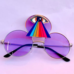 Third Eye Sunglasses Purple