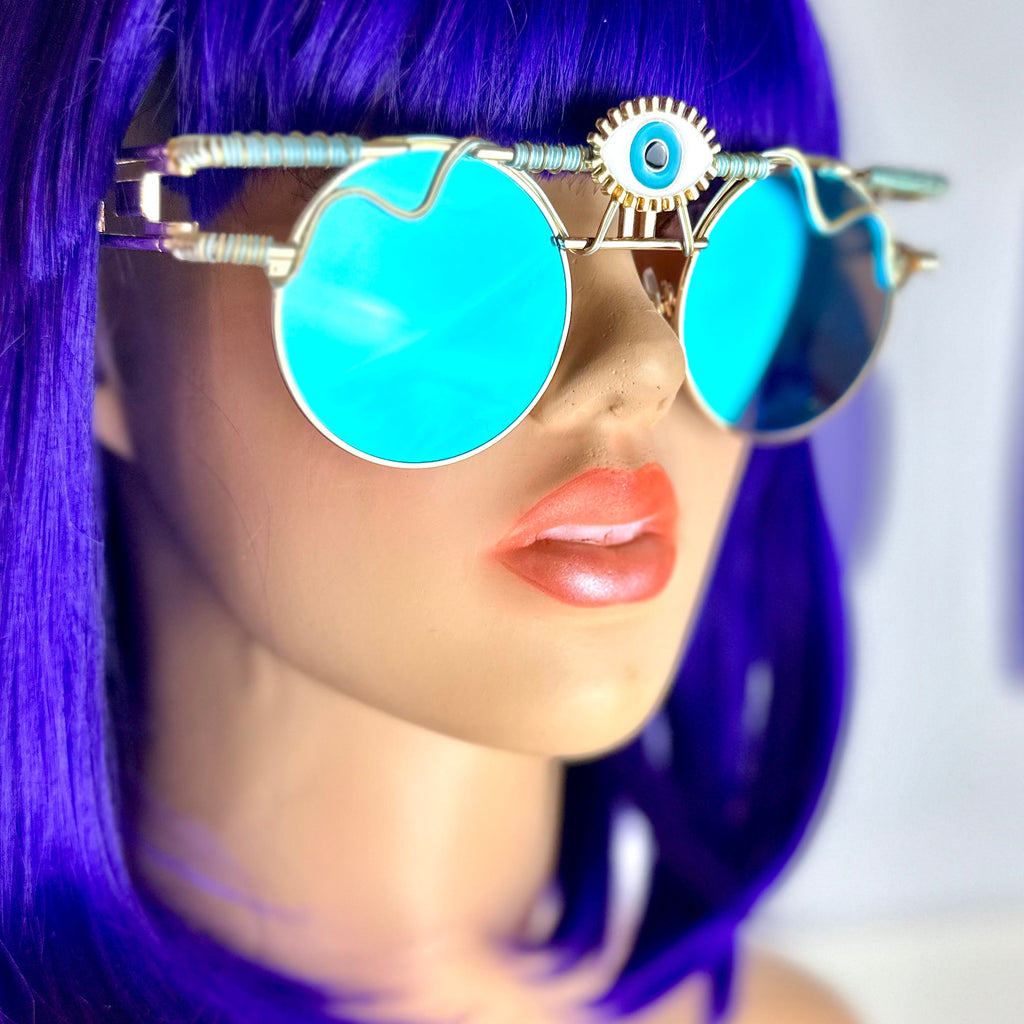Wire sunglasses hotsell