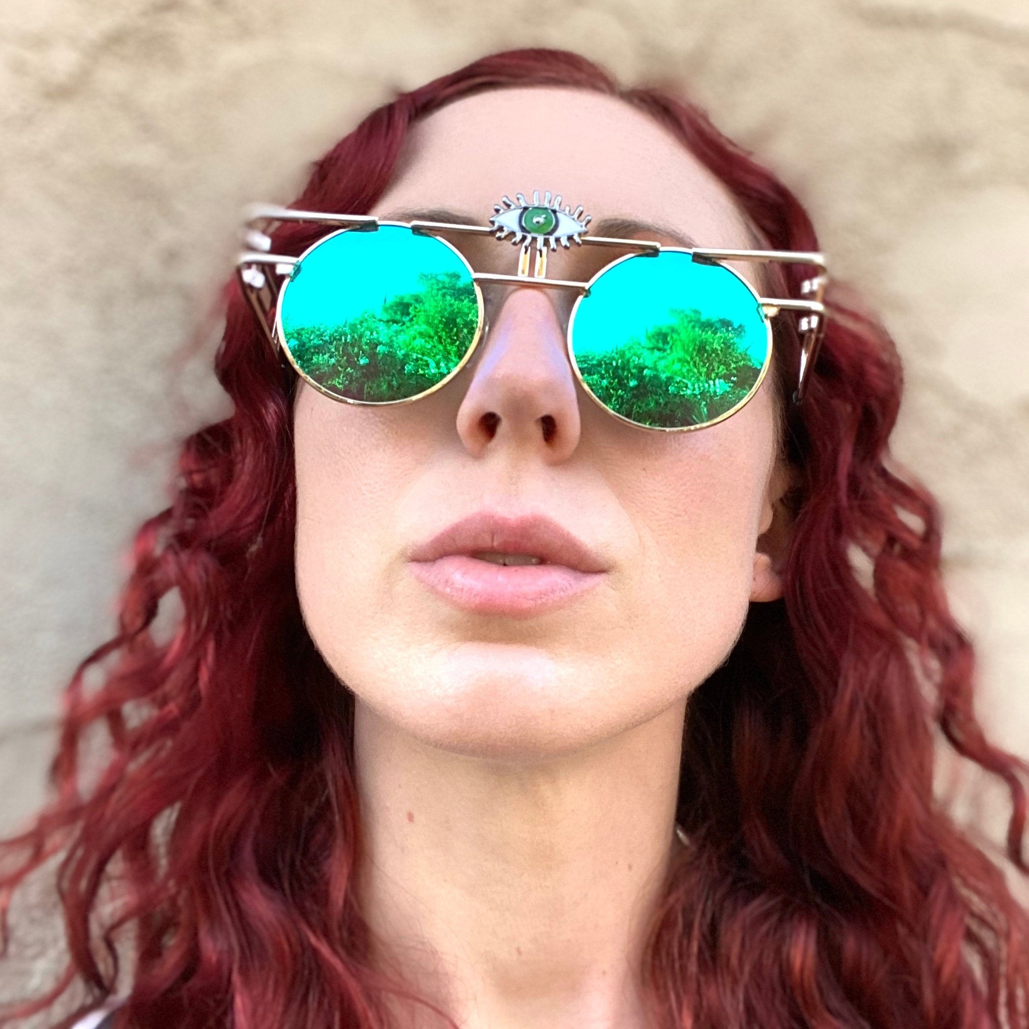Trippy Glasses Rave Fashion Goddess