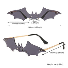 Bat Shaped Sunglasses