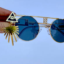 Black and Gold Sunglasses