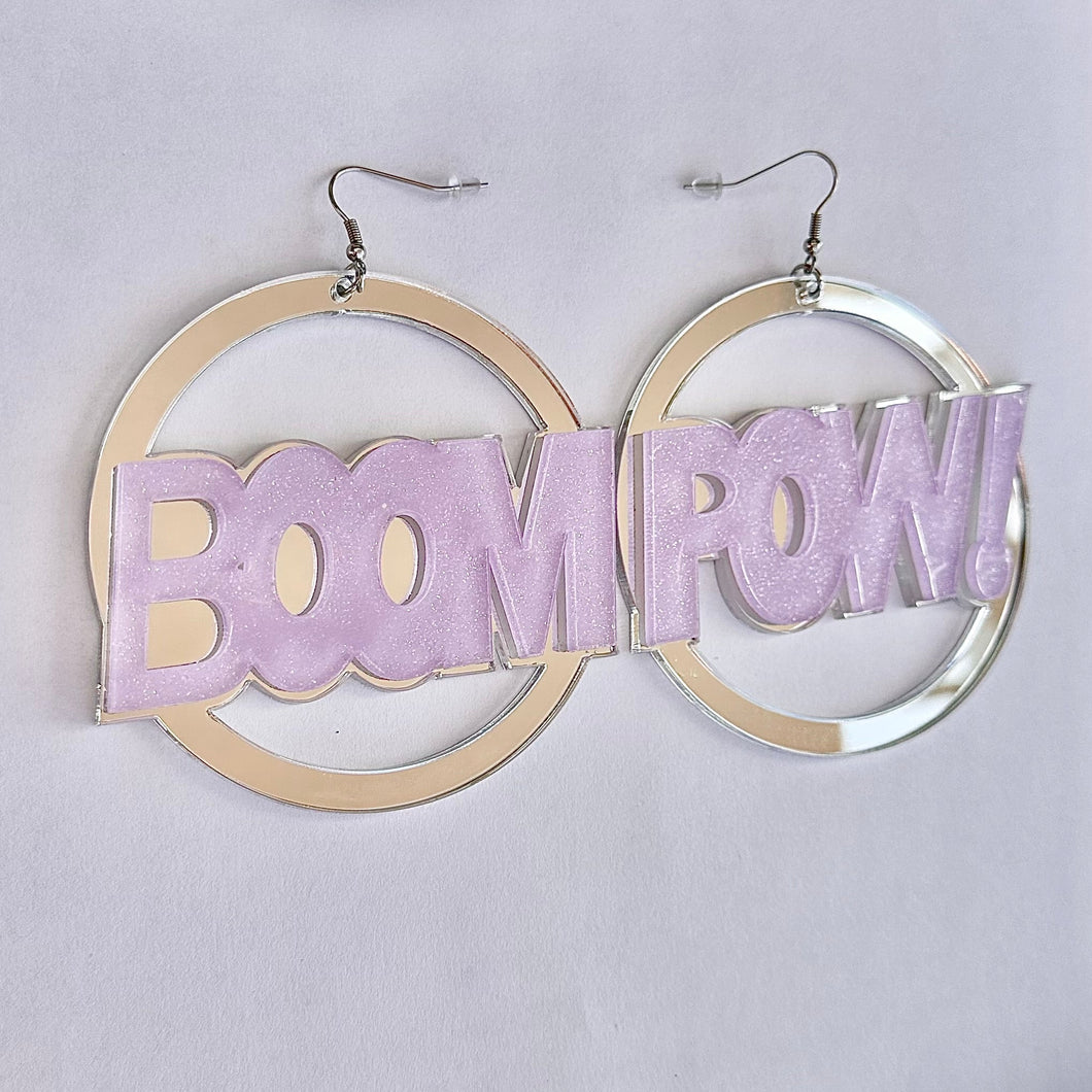 Comic Book Earrings