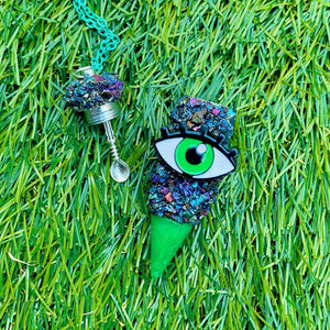 Container Necklace with Spoon-Rave Fashion Goddess