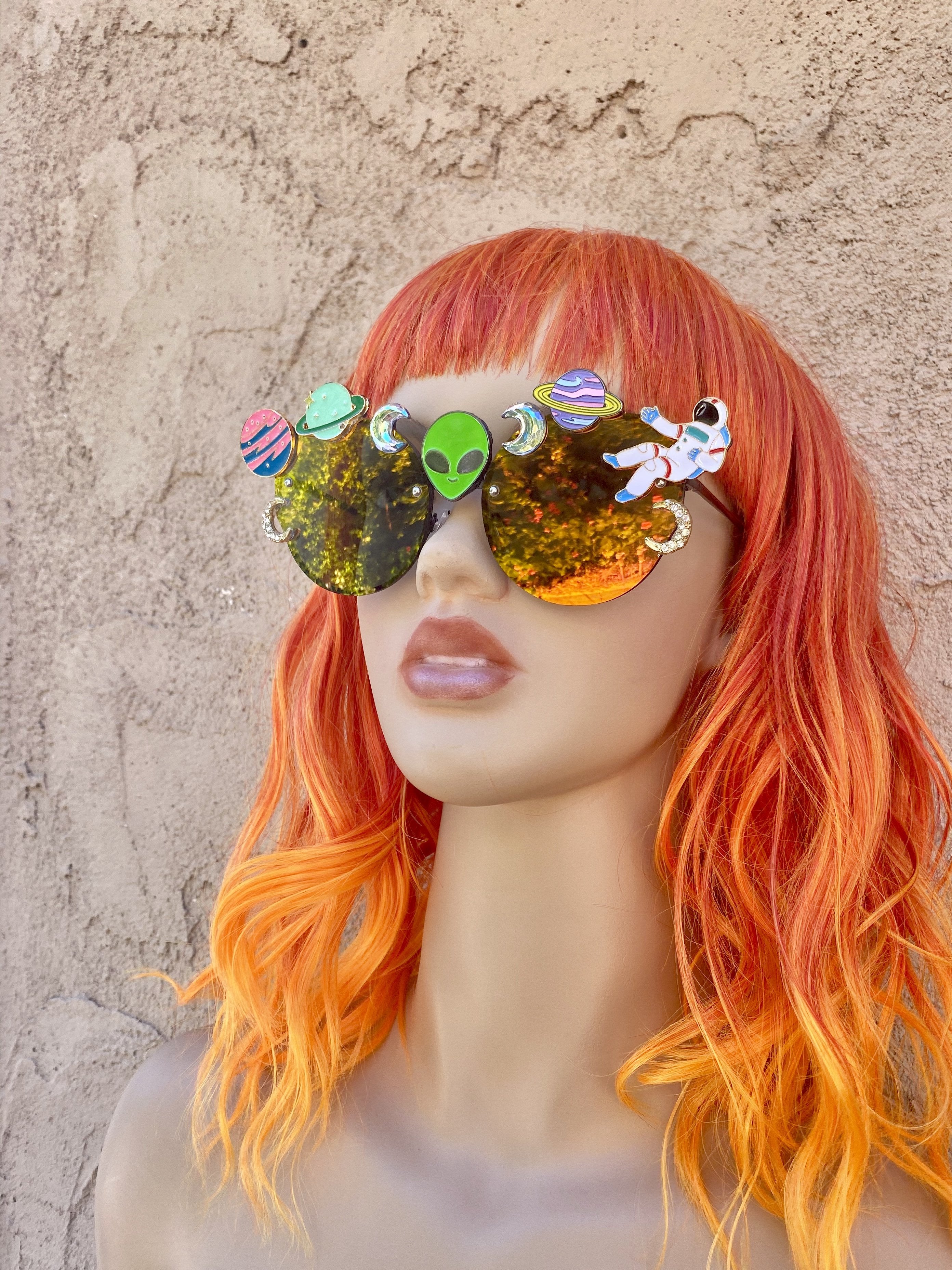rainbow hologram space rave festival sunglass goggles space cosmic robot costume S25d7075334154217847e84de51e09  main image 2