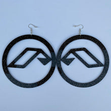 DJ Logo EDM Mirror Earrings
