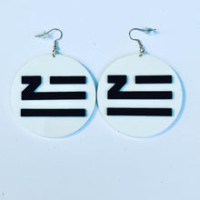 DJ Logo EDM Mirror Earrings