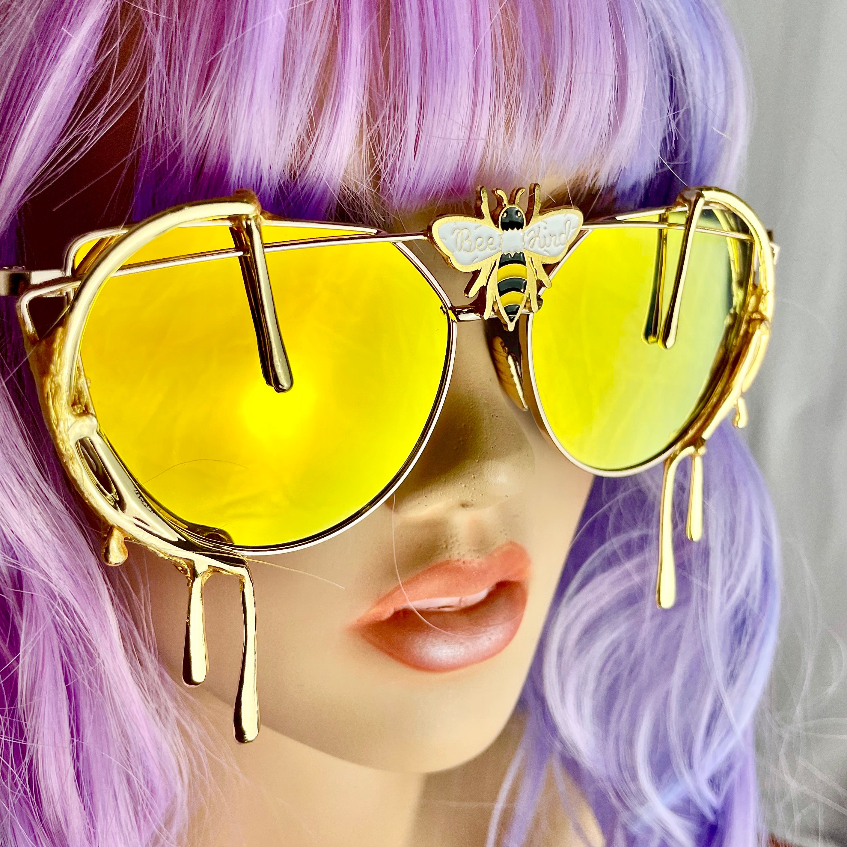 Custom Sunglasses by Drip Creations Buy Drip & Rip™ Baseball Sunglasses - Vice Vice Baby main image 4
