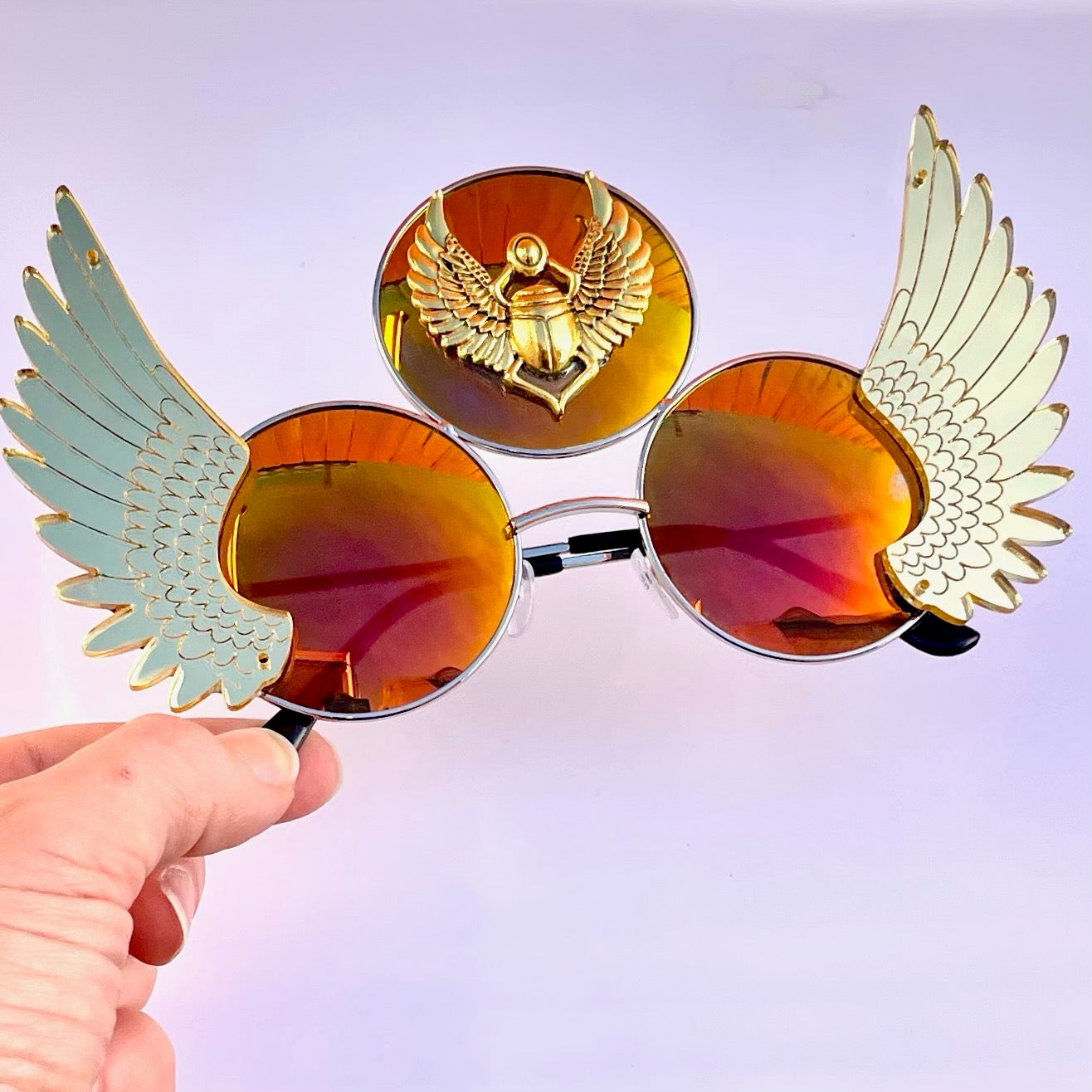egyptian goggles Egyptian Scarab Jewelry Black Scarab ( as pictured) / Ready To Ship