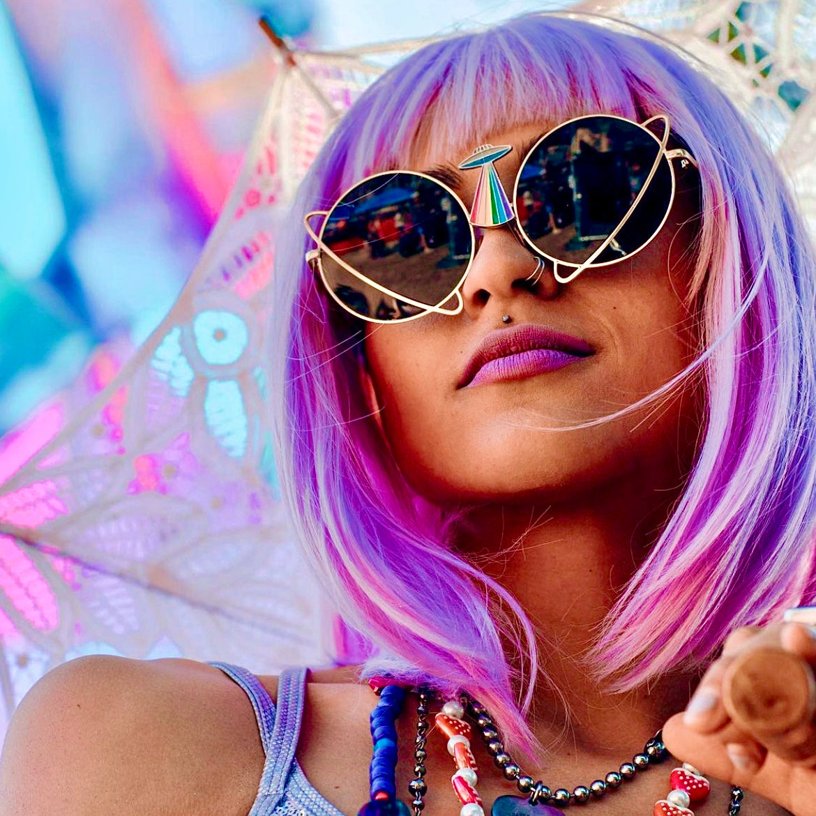 Elton John Sunglasses – Rave Fashion Goddess display picture 2