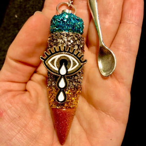 Evil Eye Spoon Pendant