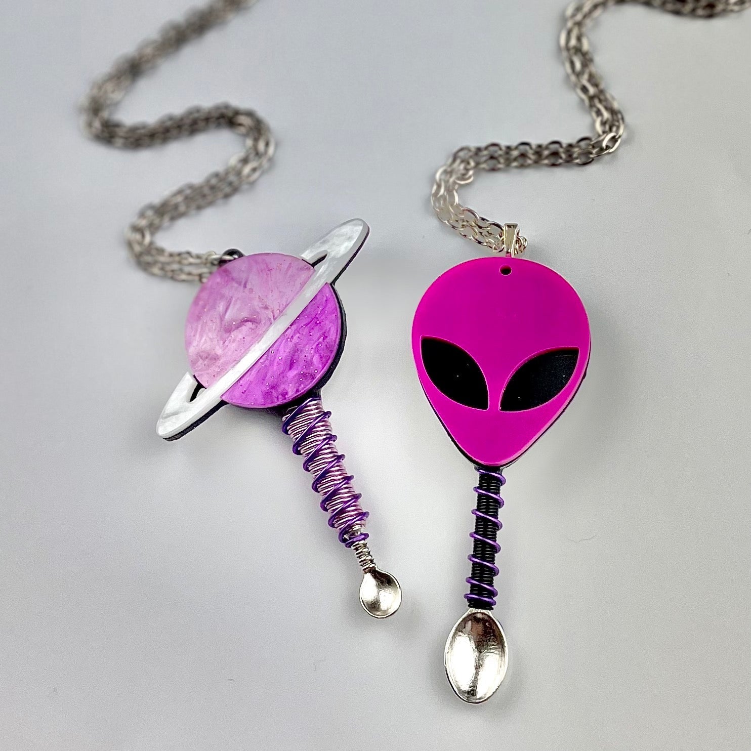 Customized Snuff Spoon Necklace