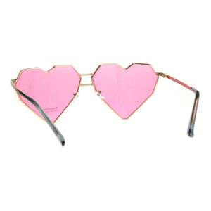 Geometric Heart Sunglasses