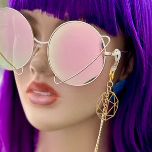 Geometric Sunglasses Chain