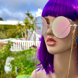 Geometric Sunglasses Chain