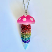 Glass Mushroom Necklace