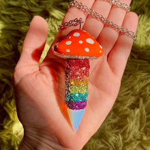 Glass Mushroom Pendant