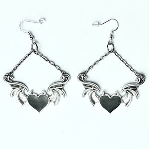 Heart Dangle Earrings