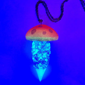Glowing Mushroom Necklace