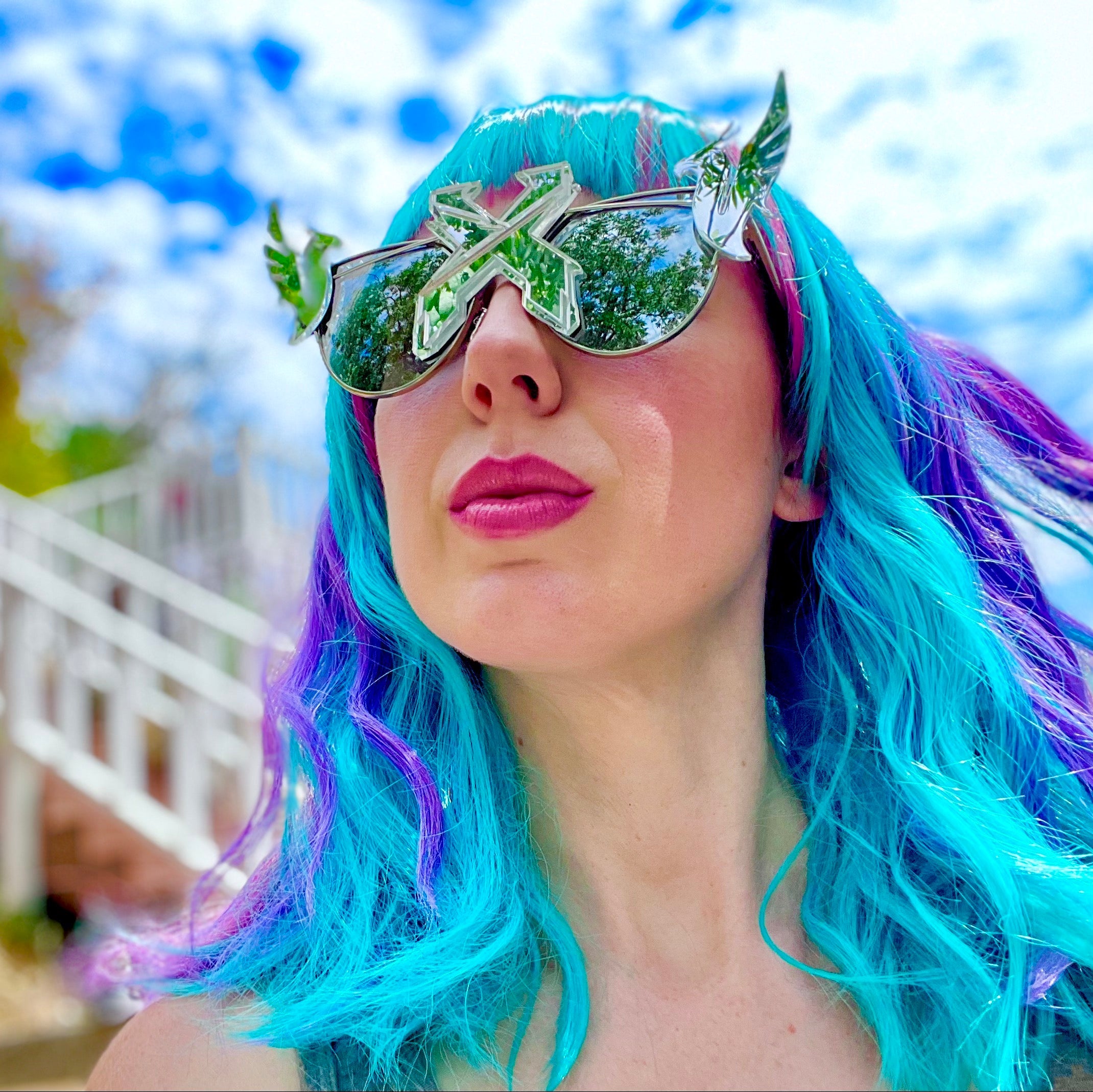 Melodic Bass Sunglasses – Rave Fashion Goddess
