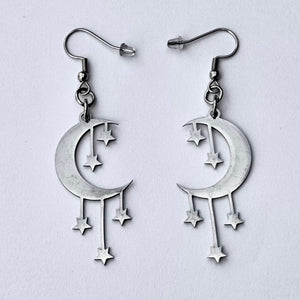 Moon and Stars Earrings