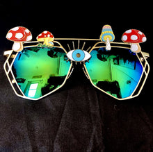 Mushroom Sunglasses-Rave Fashion Goddess