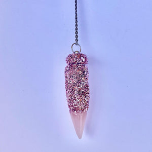 Pink Hidden Spoon Necklace