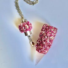 Pink Hidden Spoon Necklace