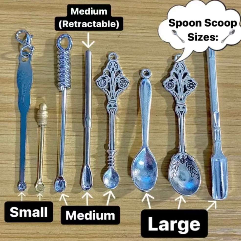 Planet Tiny Metal Spoons Exact Spoon Pictured