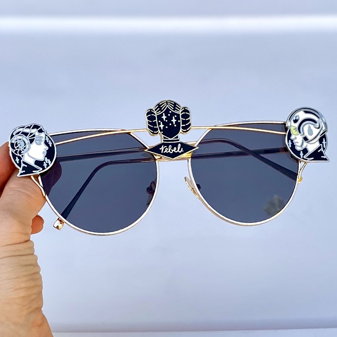 Princess Leia Sunglasses – Rave Fashion Goddess display picture 1