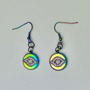 Rainbow Dangle Earrings