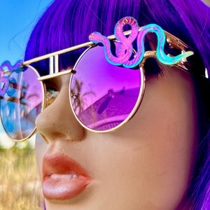 Rainbow Snake Sunglasses