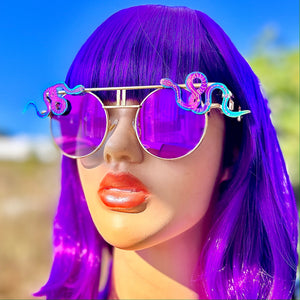 Rainbow Snake Sunglasses