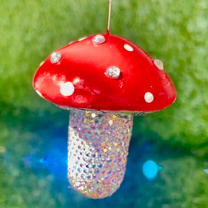 Glass Mushroom Pendant