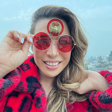 Red Round Sunglasses