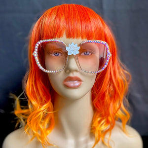 Rhinestone Sunglasses-Rave Fashion Goddess