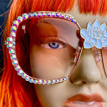 Rhinestone Sunglasses-Rave Fashion Goddess