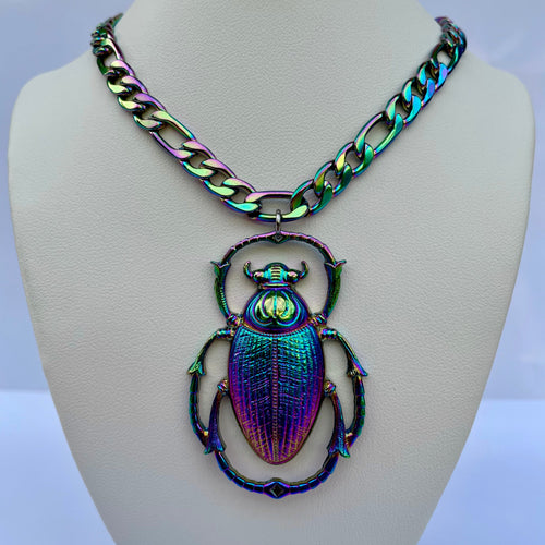 Scarab Beetle Necklace
