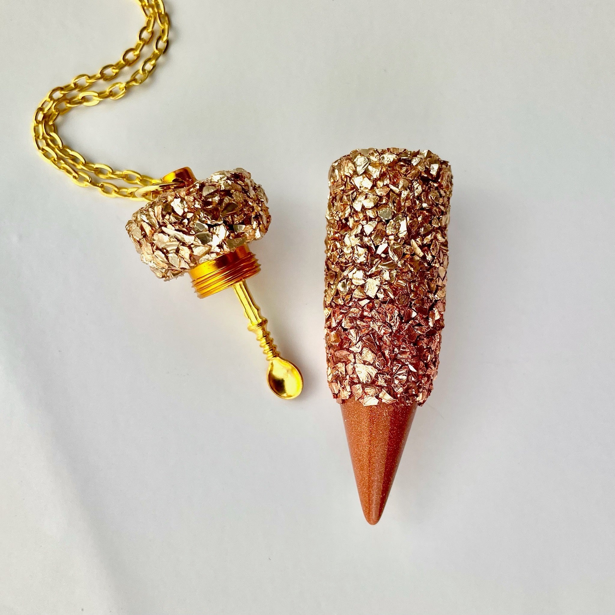 Stash Necklace With Spoon – Rave Fashion Goddess