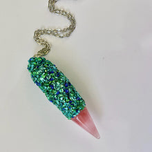 Snuff Necklace - Blue Green