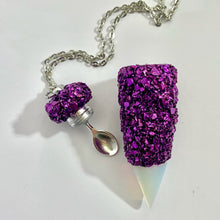 Snuff Necklace - Magenta Purple