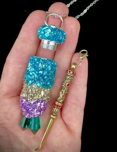 Snuff Spoon - Pill Necklace