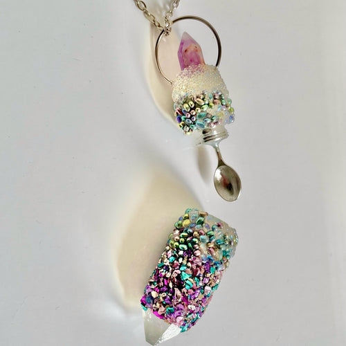 Snuff Spoon and Vial