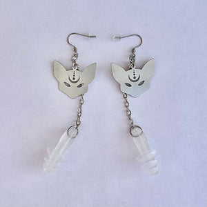 Sphinx Earplug Earrings