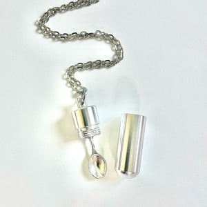 Spoon Necklace Silver